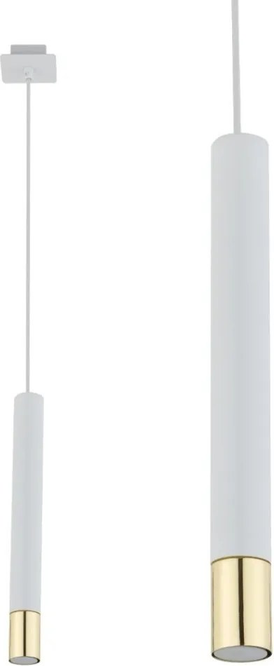 SIGMA LIGHTING 33386 SOPEL Hengeres Függesztett Lámpa Fehér, Arany GU11 IP20