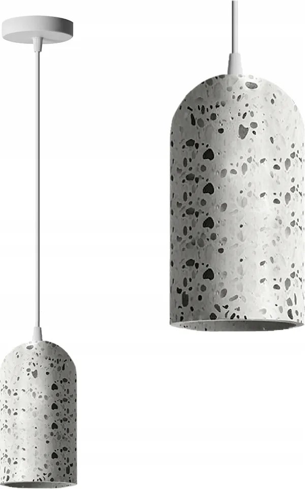 Függő Mennyezeti Lámpa Beton B White Terrazzo