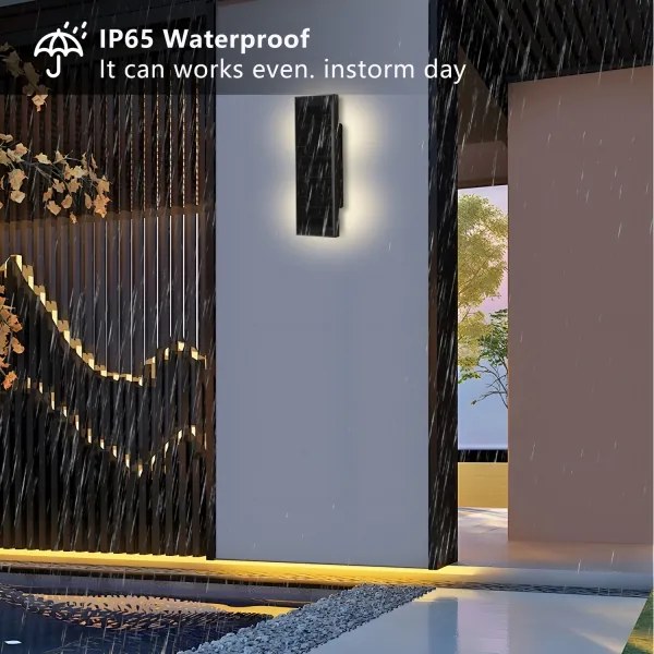 Brilagi - SUN napelemes LED fali lámpa, 2,5 W, 230 V, 30 cm, 2000 mAh, IP44