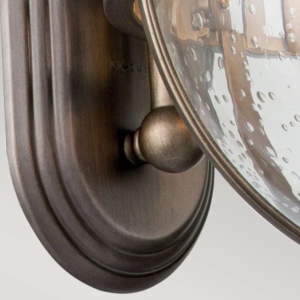 Kichler KL-HALLERON-2M-BU - Kültéri fali lámpa HALLERON 3xE14/40W/230V IP44