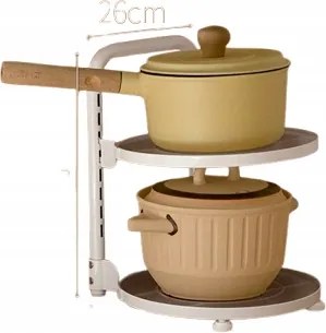 Állvány-rendező konyhai edények tárolására (magasság 33 cm)