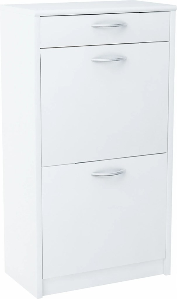 Cipősszekrény 2D1S Fehér fiókos komód Rob