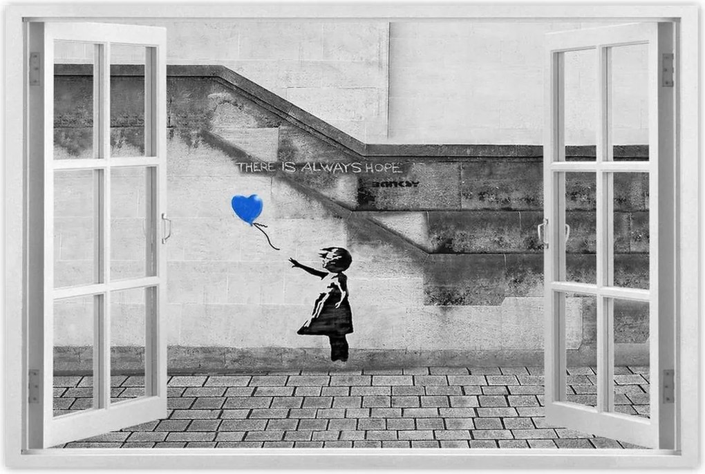 Poszterek 90x60 Banksy Always Hope Mural