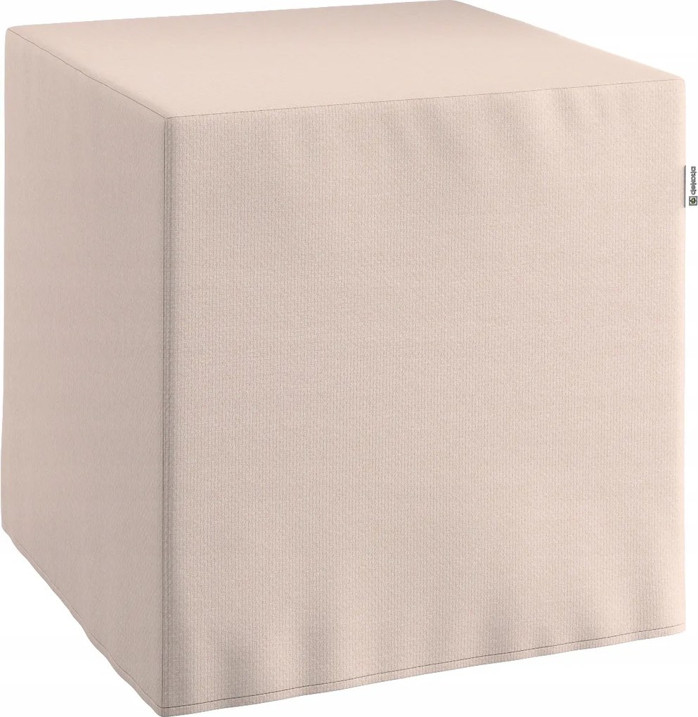 Kocka puff 40 x 40 x 40 cm púderrózsaszín