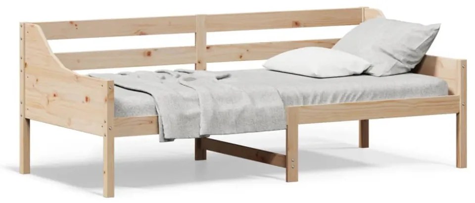 tömör fenyőfa kanapéágy matrac nélkül 90 x 200 cm