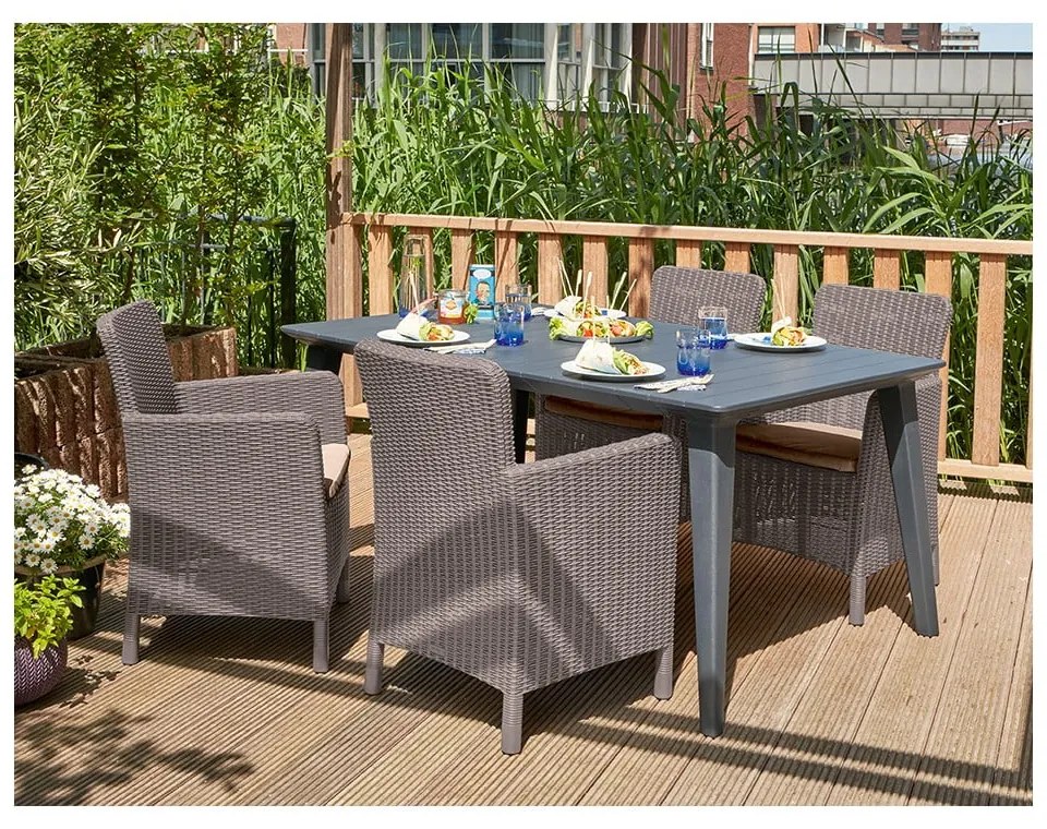 Világosbarna műanyag kerti fotel Trenton – Keter