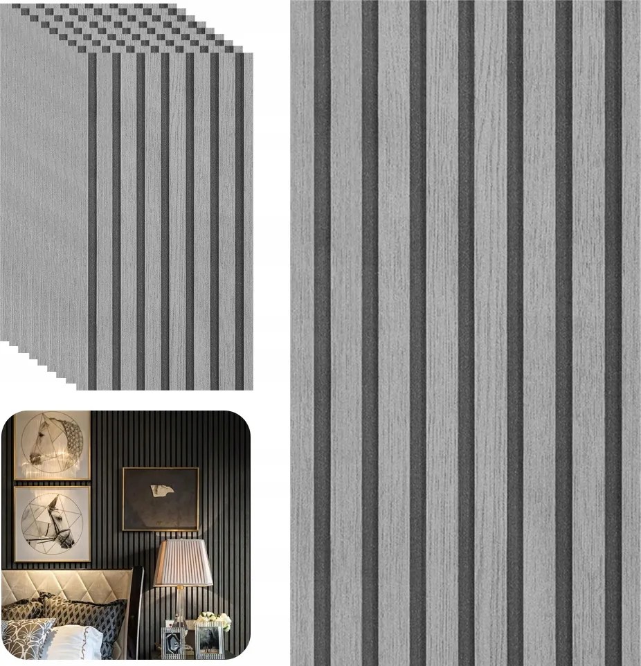 300×60 cm Öntapadós Fa Panel Tapéta, Nappali Tapéta, Hálószoba