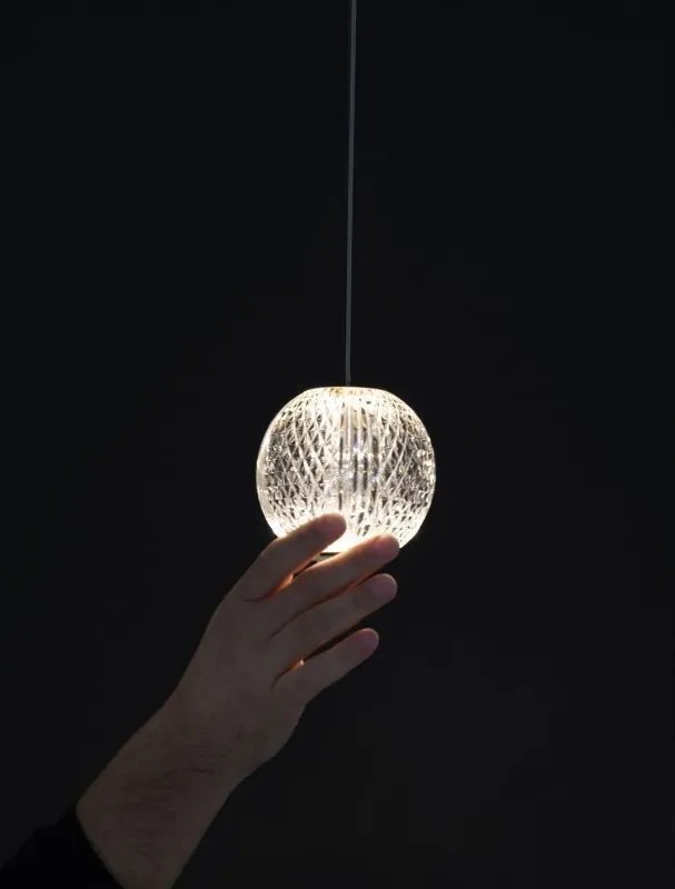 NOVA LUCE 9511010 BRILLANTE Egyágú Függesztett Lámpa Akril LED IP20