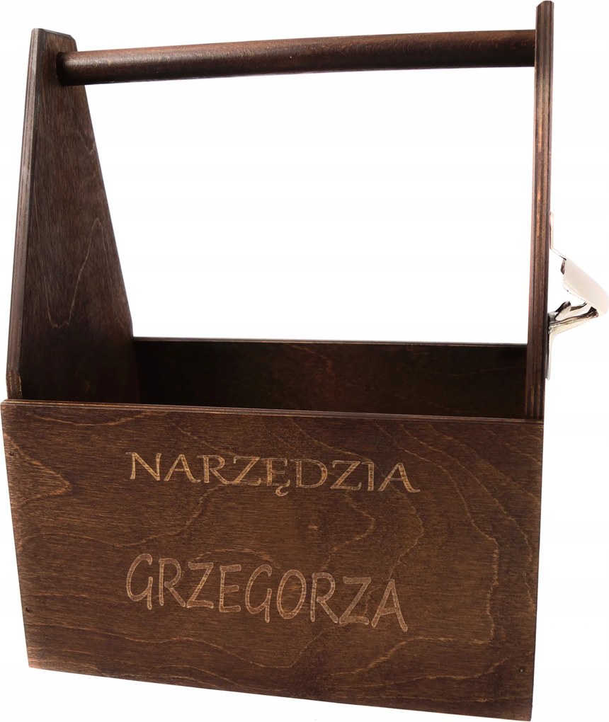 Fából készült hordozó doboz üvegekhez Gravírozás