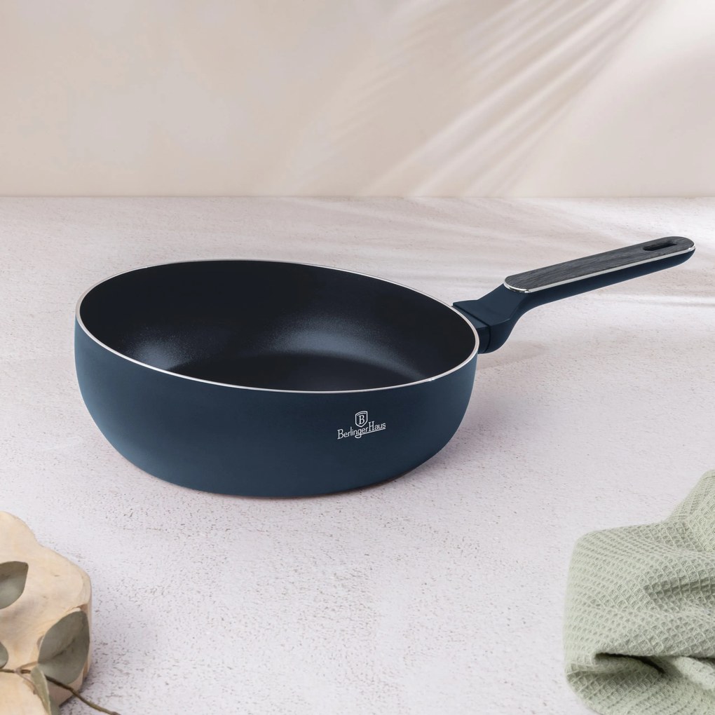 BerlingerHaus tapadásmentes indukciós flip serpenyő 26 cm Deep Sea