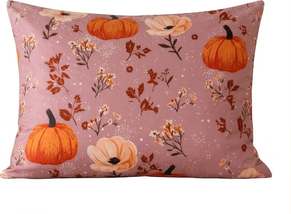 Mikroszálas párnahuzat PUMPKINS ROSAVIE 50x70 cm, régi rózsaszín