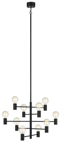 Markslöjd 107187 - Csillár rúdon PARIS 10xE27/60W/230V