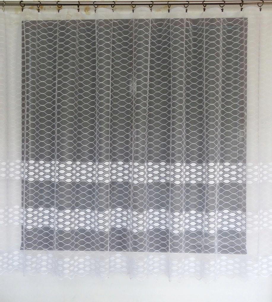 Mg Függöny 586/2 Fehér 300x160 kész szalaggal