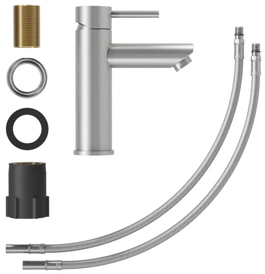 RINGSTED mosdócsaptelep, 17,8 cm, szálcsiszolt rozsdamentes acél