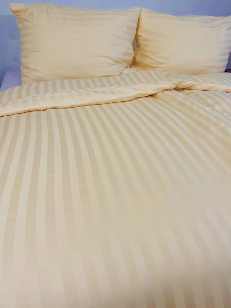 TiaHome damaszt arany lapok - 1x Párna 90x70cm, 1x Paplan 140x200cm
