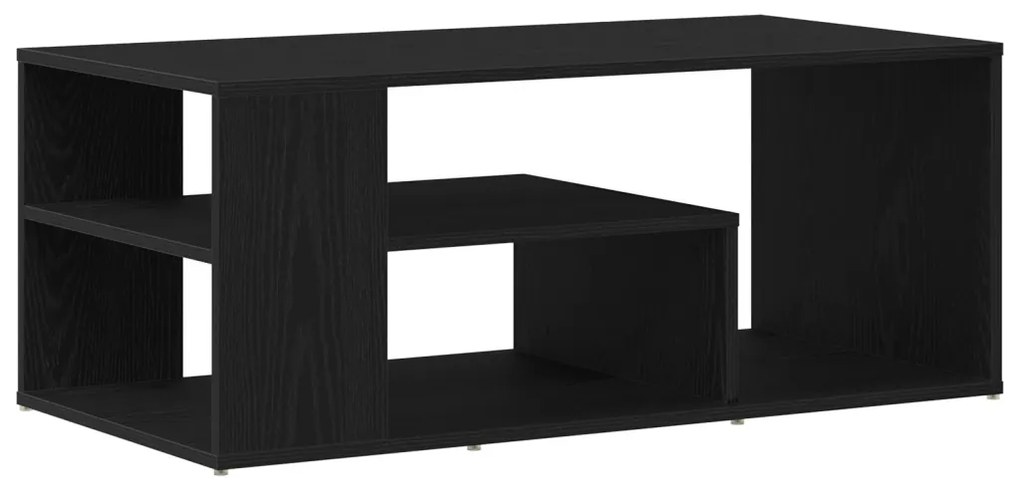 Fekete Tölgy Kávéasztal 100x50x40 cm Fényes Fa