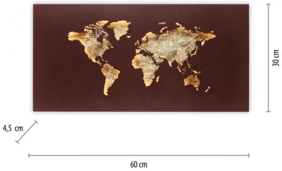 Paul Neuhaus 9056-48 - LED Fali dekoratív lámpa MAP LED/25W/230V 3000K