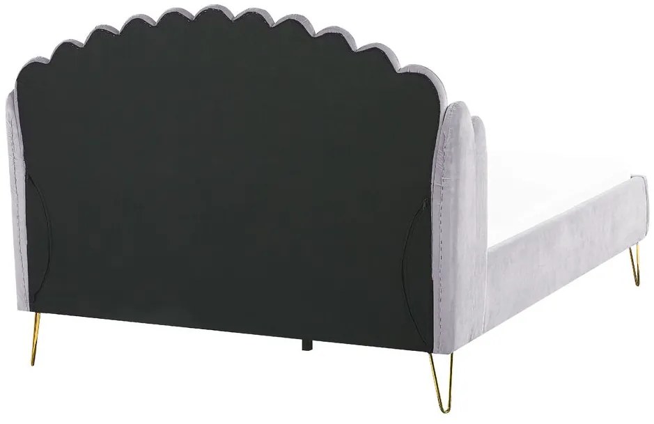 Franciaágy 140 cm Chaza (szürke). 1077497