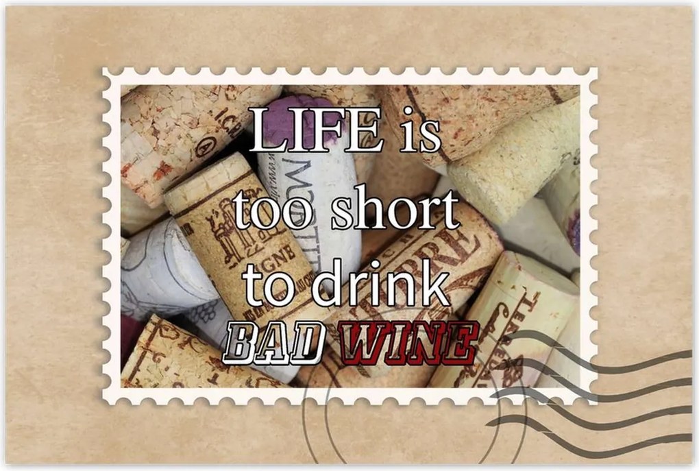 Poszterek 60x40 Life is too short