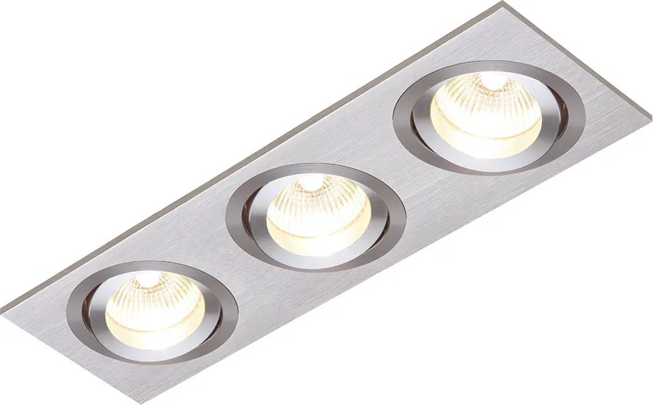 Endon TETRA 52405 Beépíthető spotlámpa 3x50W/GU10 IP20
