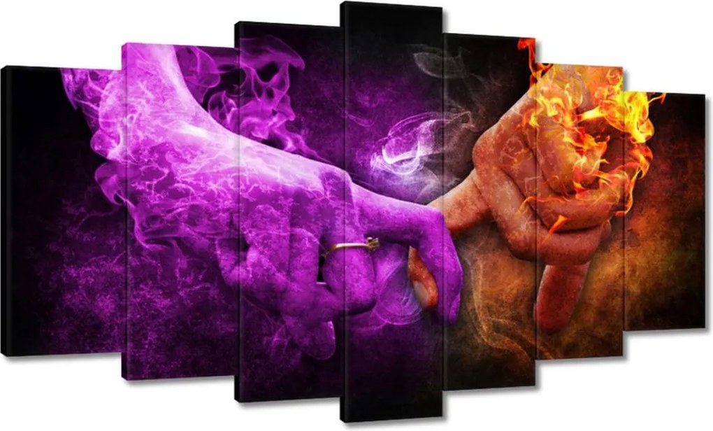 Festmények 140x80 Szerelmes érintés