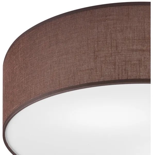 Mennyezeti lámpa SIRJA DOUBLE 4xE27/15W/230V átm. 45 cm barna