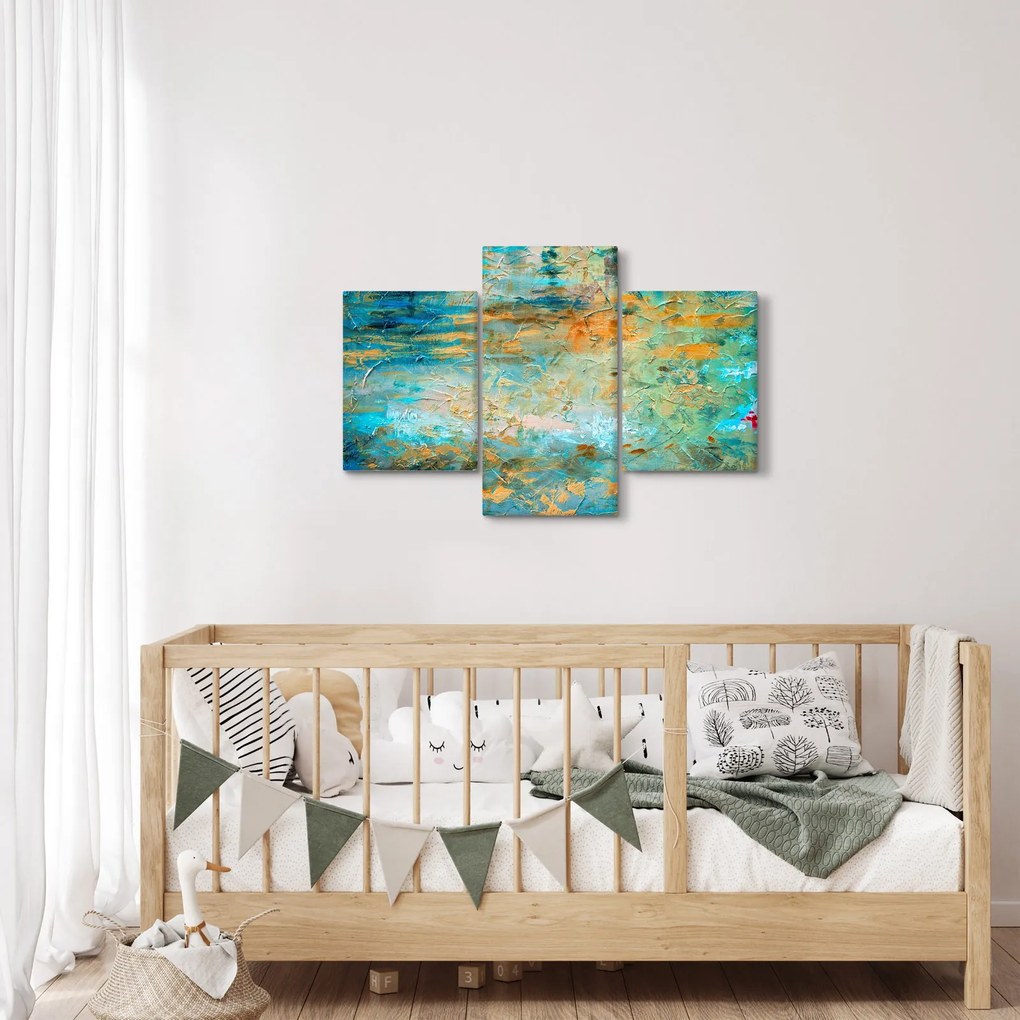 A kék absztrakció képe (90x60 cm)