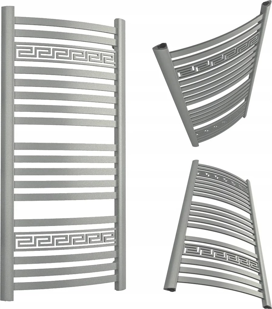 Greek 1550/570 Ezüst Színű Fürdőszobás Radiátor