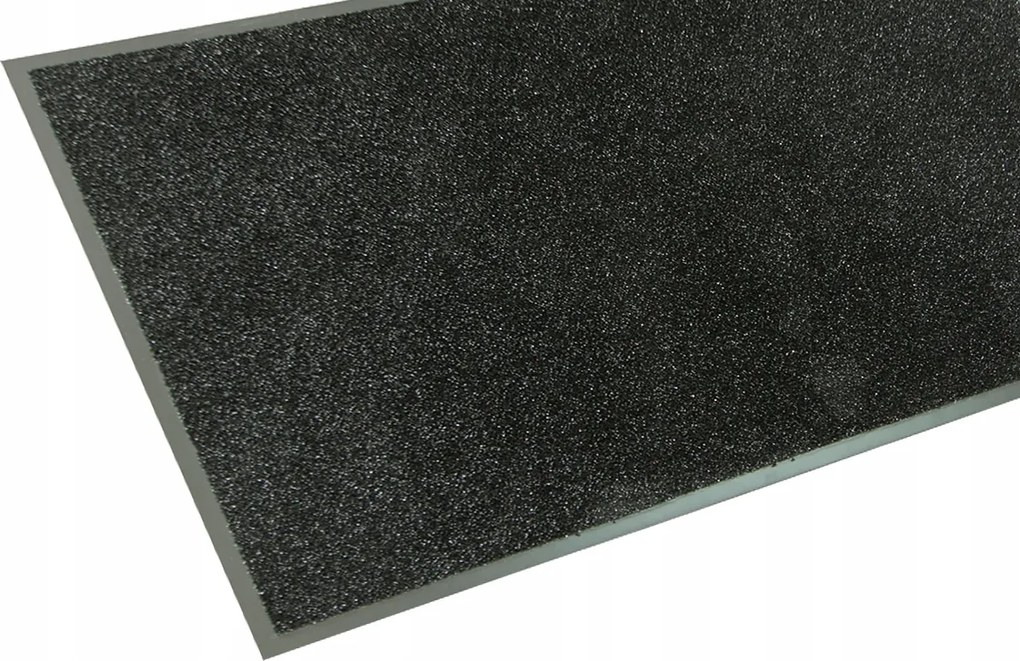 Lábtörlő Bejárati Szőnyeg Cipőajtóhoz Fekete Csillámos 60x90 cm