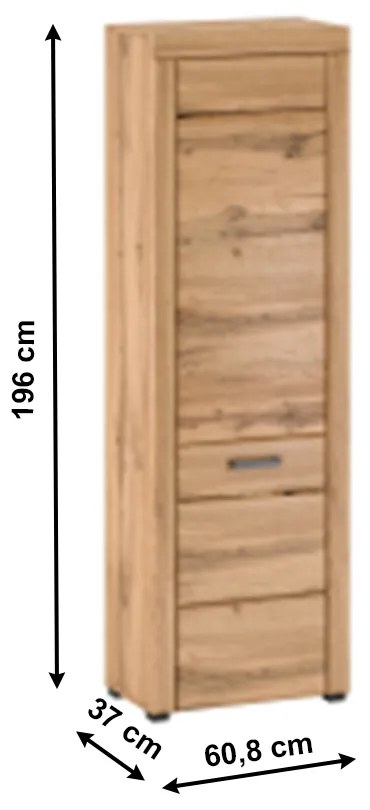 Polcos szekrény Palper V (appalache tölgy). 1034193