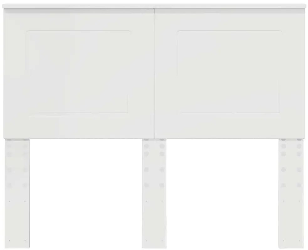 Fejtámla fejtámlával Fényes Fehér 135 cm Faanyag