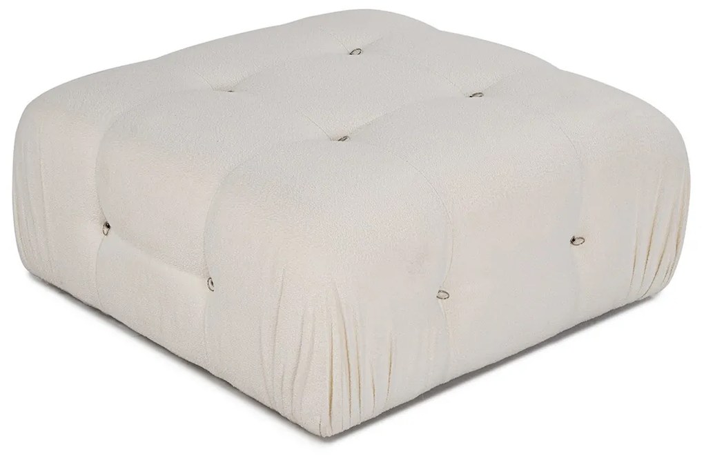 Taburette buborékos puff bézs színű