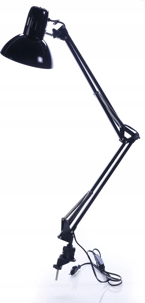 Asztali lámpa fekete rajzlámpa 60W LK-01 lámpa