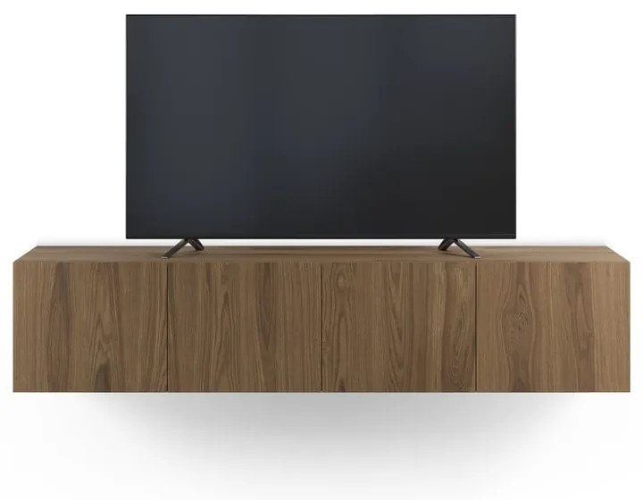 Natúr színű TV-állvány tölgyfa dekorral 180x38x35 cm Daroca – Marckeric