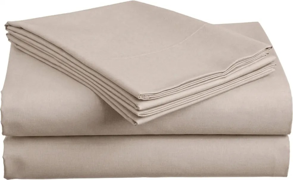 Mikroplüss lepedő BASIC világosbarna 200x220 cm