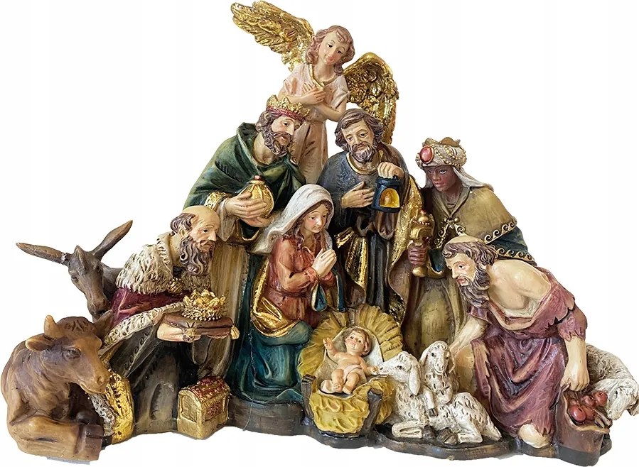 Karácsonyi Betlehem Figura Szent Család Három Király 29CM Hosszú Karácsony