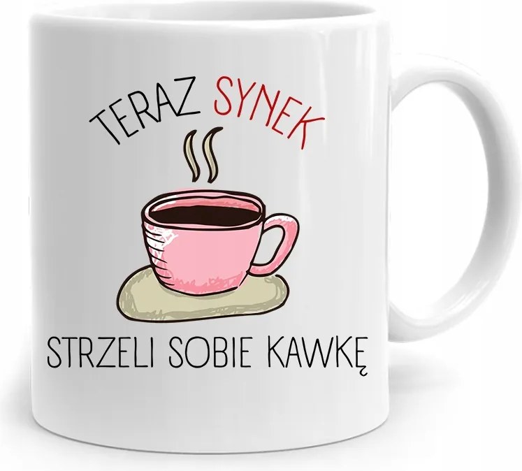 Bögre Ajándék Fiúnak Most A Kisfiú Lő Magának fényképes nyomattal