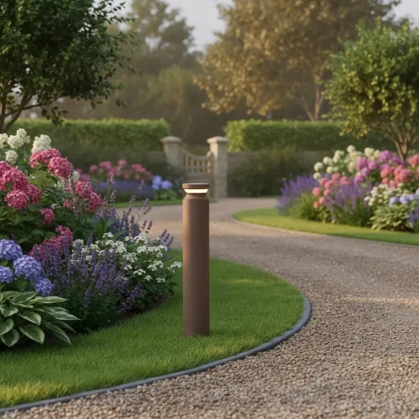 Ideal Lux - LED Kültéri lámpa BOEING LED/14W/230V átm. 70 cm IP65 barna