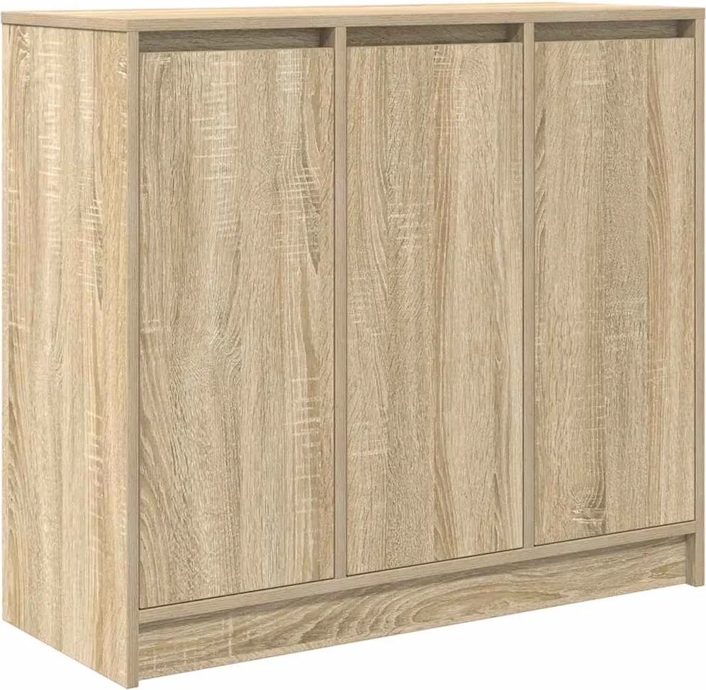 vidaXL sonoma tölgy színű szerelt fa tálalóasztal 85x34x76 cm