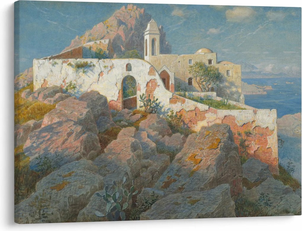 Kép - William Stanley Haseltine, Santa Maria a Cetrella, Anacapri, reprodukciók (70x50 cm)