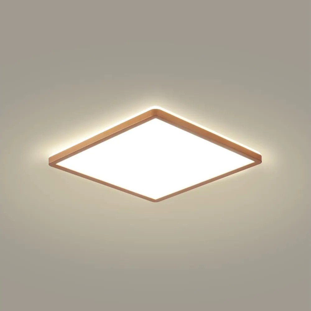 Brilagi - LED fürdőszobai mennyezeti lámpa ULTRA SLIM LED/18W/230V 30x30 cm rózsaarany IP54