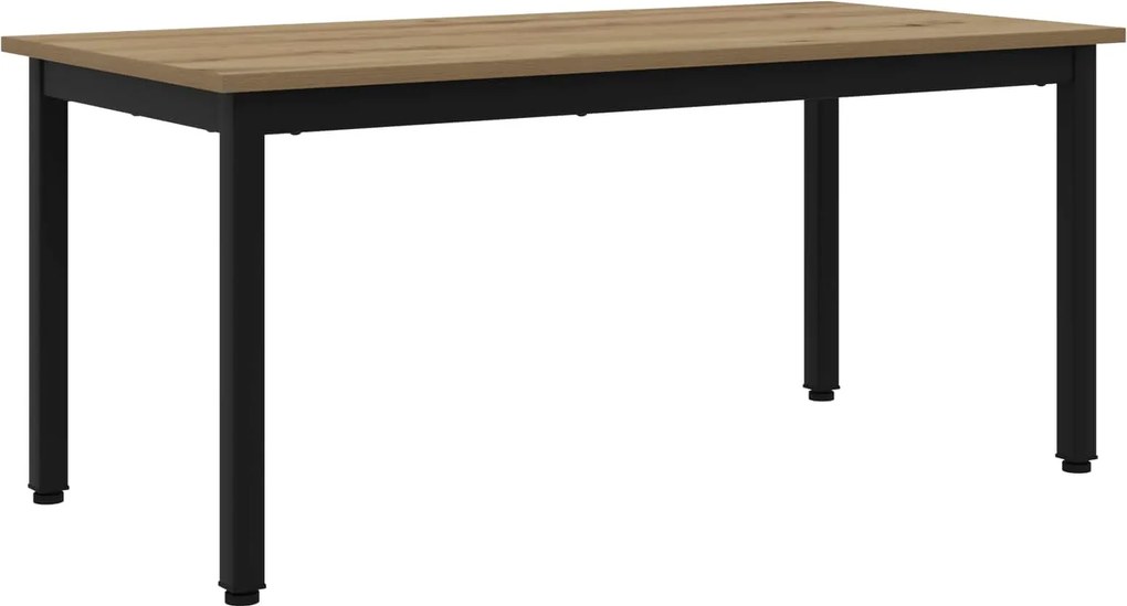 vidaXL Dohányzóasztal Művészi tölgy 100 x 50 x 45 cm Faanyag