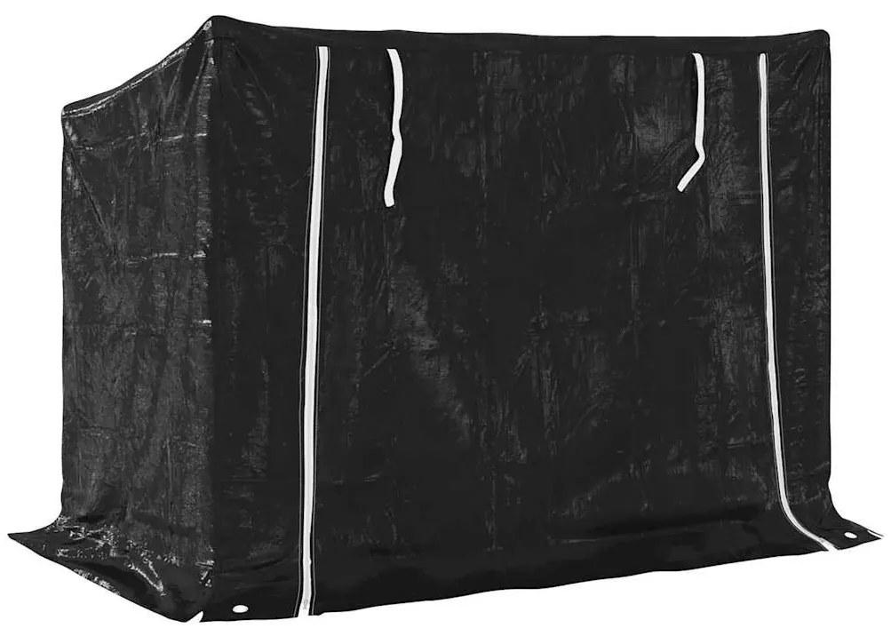 Tűzifa állvány esővédővel 151x80,5x110,5 cm horganyzott acél