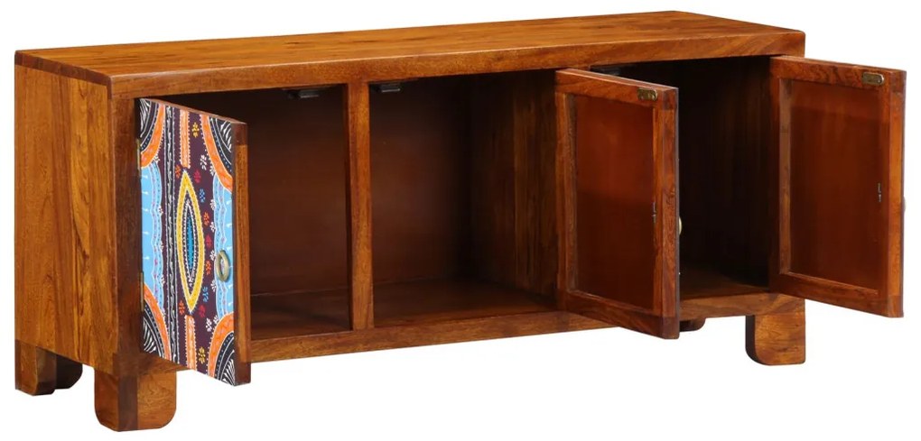 Cipőpad mézbarna 100 x 35 x 45 cm tömör akácfa