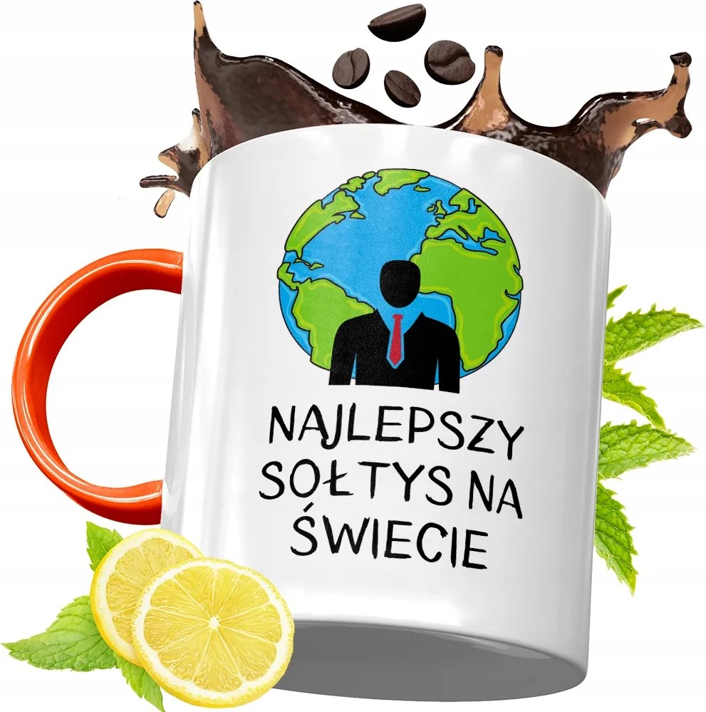 Narancssárga Bögre Soltys Ajándék fényképes nyomtatással