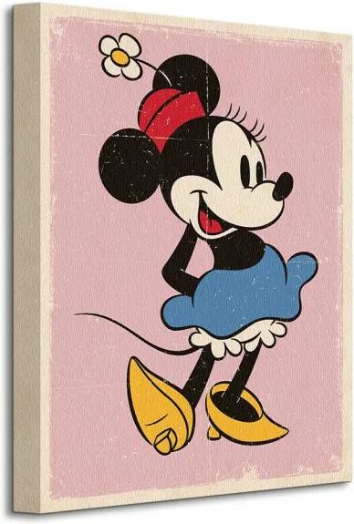 Vászonkép Disney Minnie Mouse (Retro) 30x40cm WDC92456