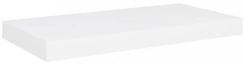 4 db fehér MDF fali polc 50 x 23 x 3,8 cm