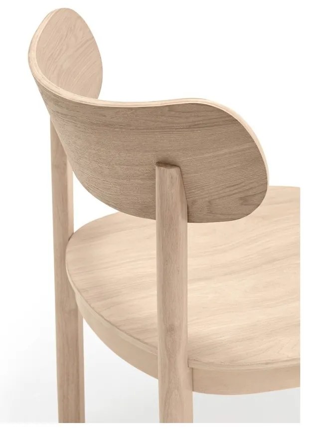 Fotel kőrisfa dekorral Nara - Teulat