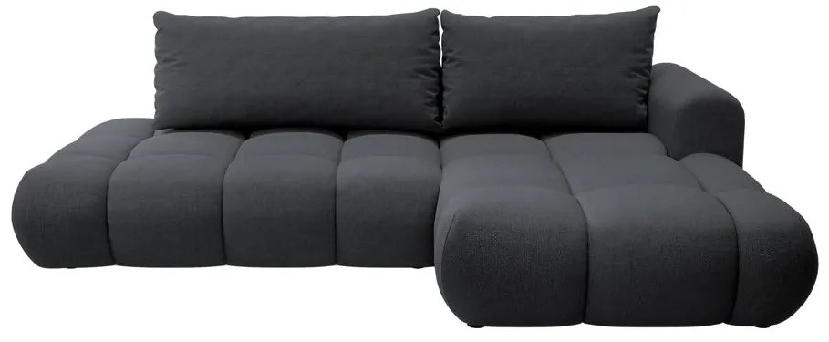 Sarokkanapé Ombre (J) (fekete + fekete). 1099478