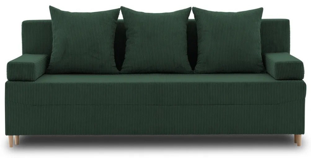 Fireze kanapé, kordbársony, zöld